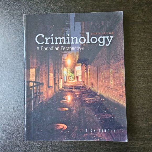 Criminology: A Canadian Perspective Eights Edition by‎ Rick Linden - Paperback - Picture 1 of 6